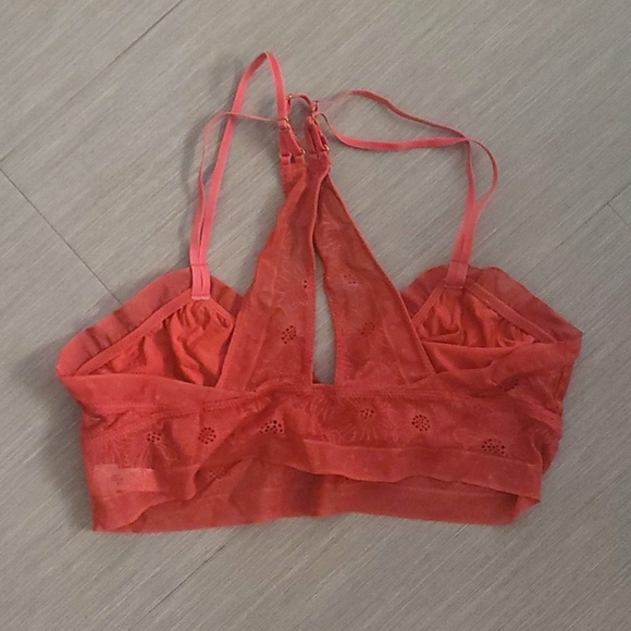 Floral, pink, bralette - Picture 3 of 3